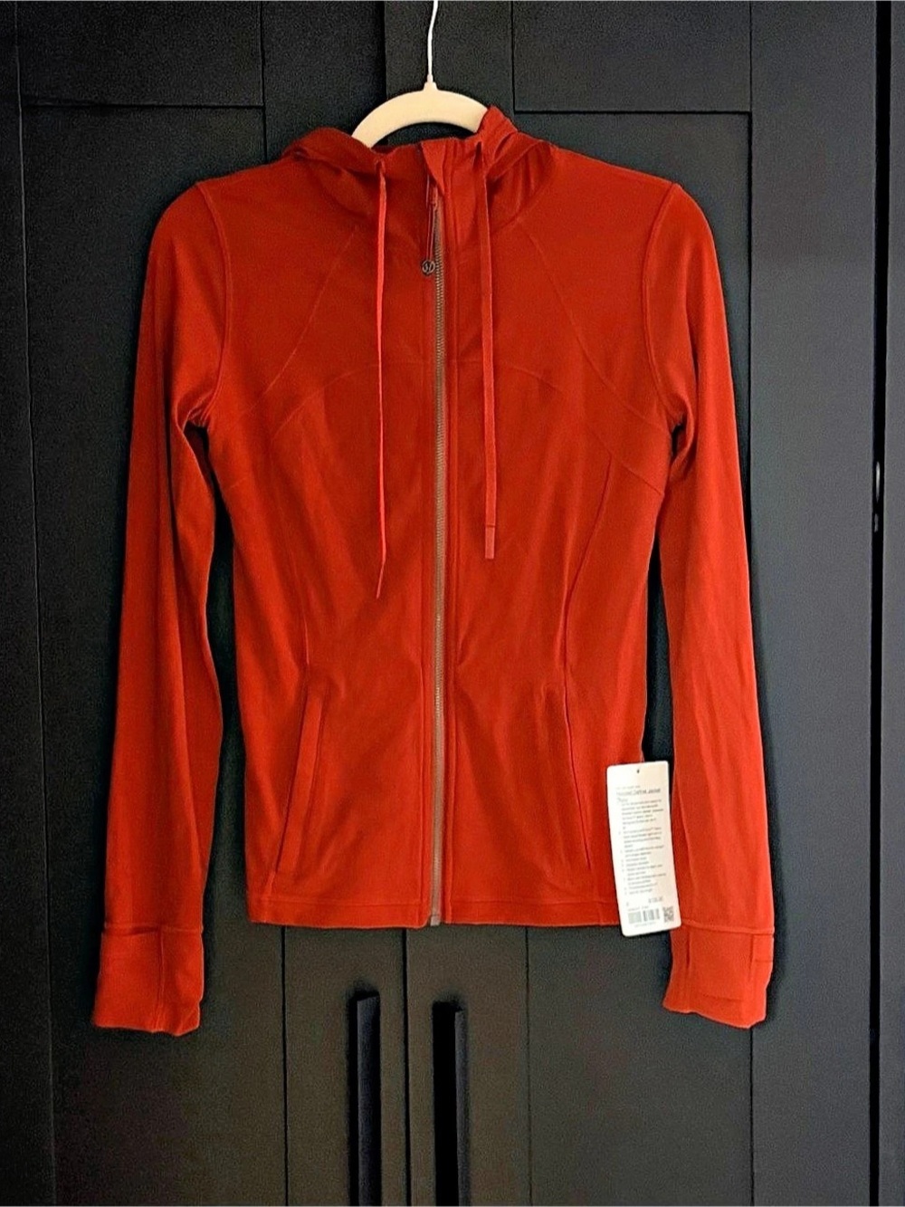 NWT lululemon Hooded Define Jacket *Nulu Cayenne Size 6